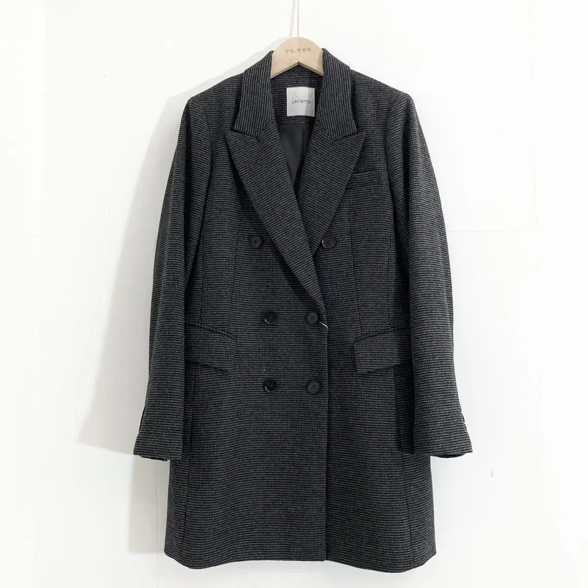 라씨엔토 더블 버튼 코트 S(55) Laciento Double Coat